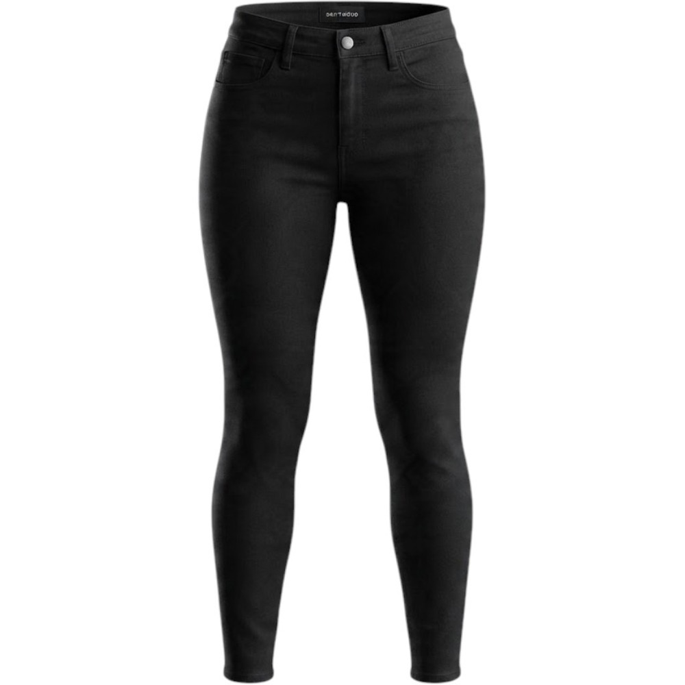Driftwood Womens Jackie High Rise Jeans 25 Black Skinny Stretch Minimalist Edgy